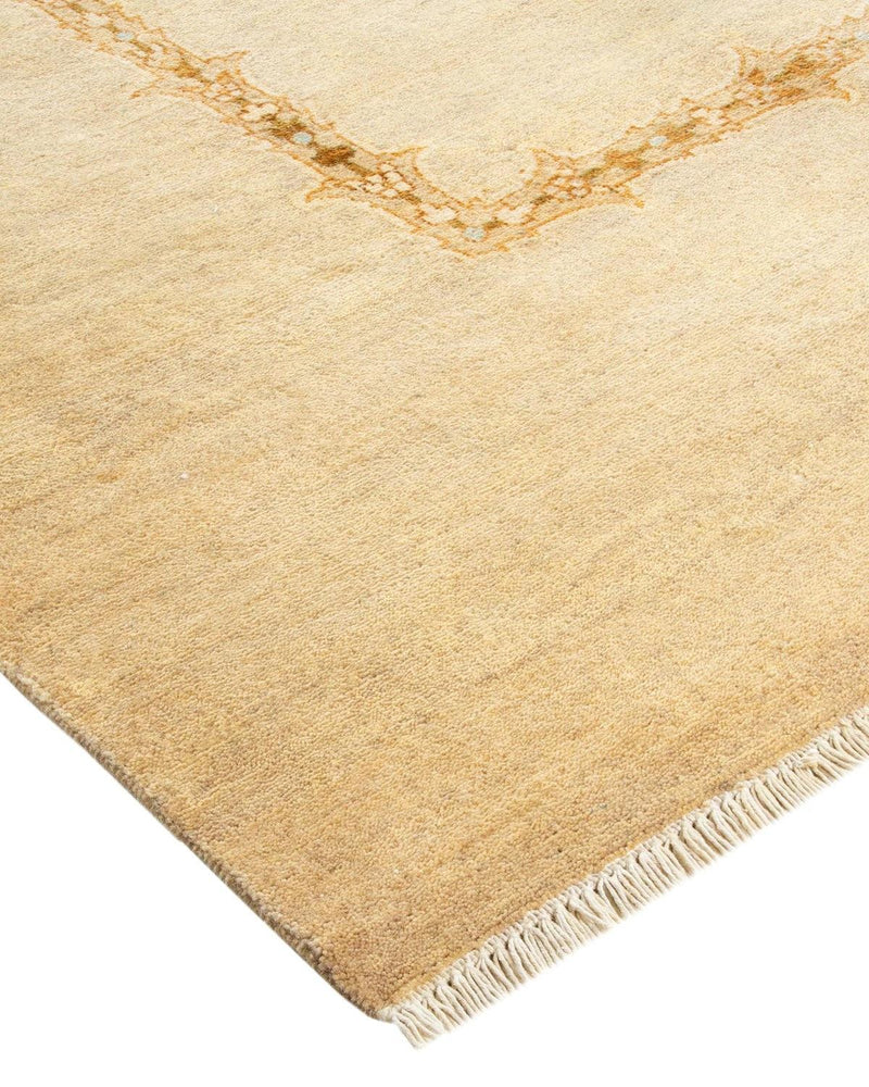 One-of-a-Kind Imported Hand-knotted Area Rug  - Ivory, 9' 2" x 12' 1" - Modern Rug Importers