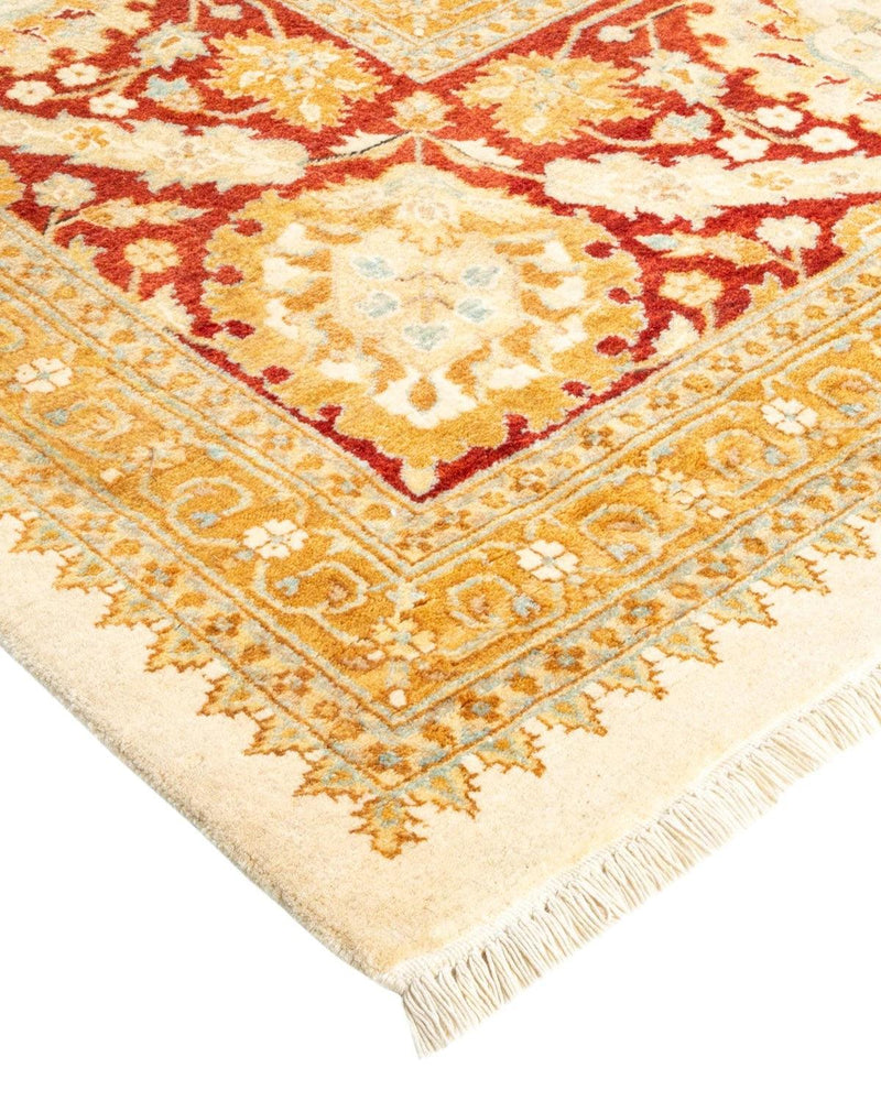 One-of-a-Kind Imported Hand-knotted Area Rug  - Ivory, 9' 2" x 12' 6" - Modern Rug Importers