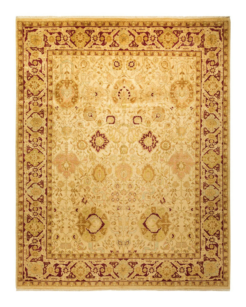 One-of-a-Kind Imported Hand-knotted Area Rug  - Ivory, 9' 3" x 11' 6" - Modern Rug Importers