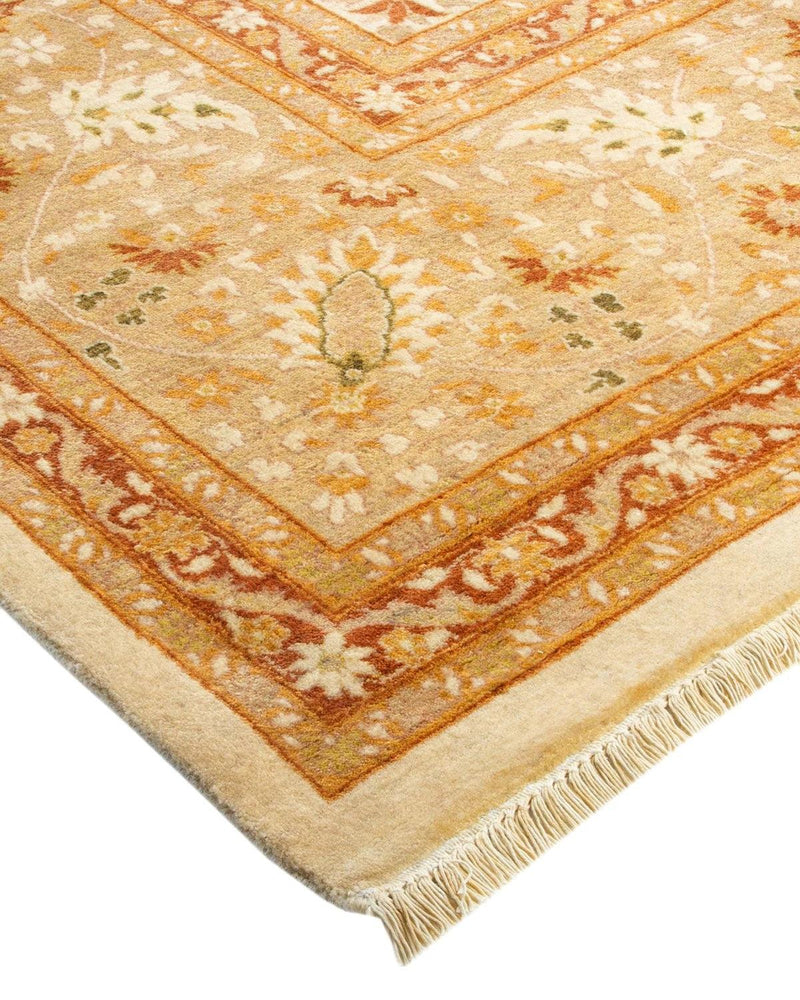 One-of-a-Kind Imported Hand-knotted Area Rug  - Ivory, 9' 3" x 12' 1" - Modern Rug Importers