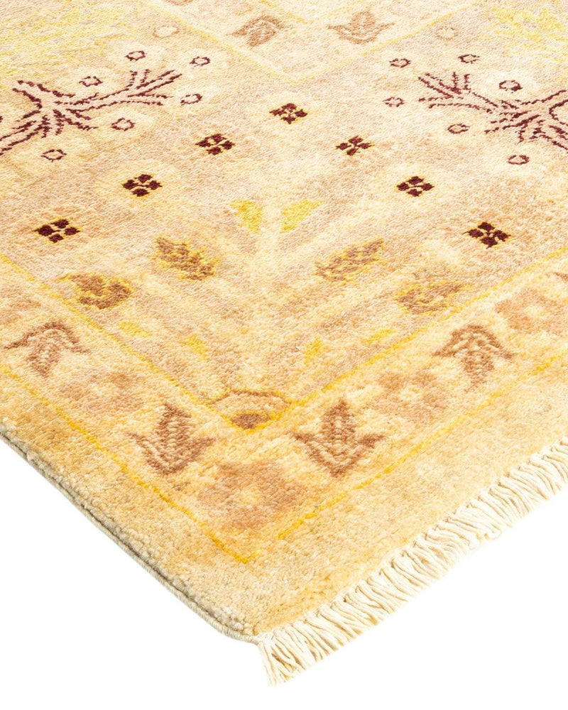 One-of-a-Kind Imported Hand-Knotted Area Rug  - Ivory, 9' 3" x 12' 2" - Modern Rug Importers