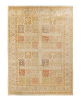 One-of-a-Kind Imported Hand-knotted Area Rug  - Ivory, 9' 4" x 12' 7" - Modern Rug Importers