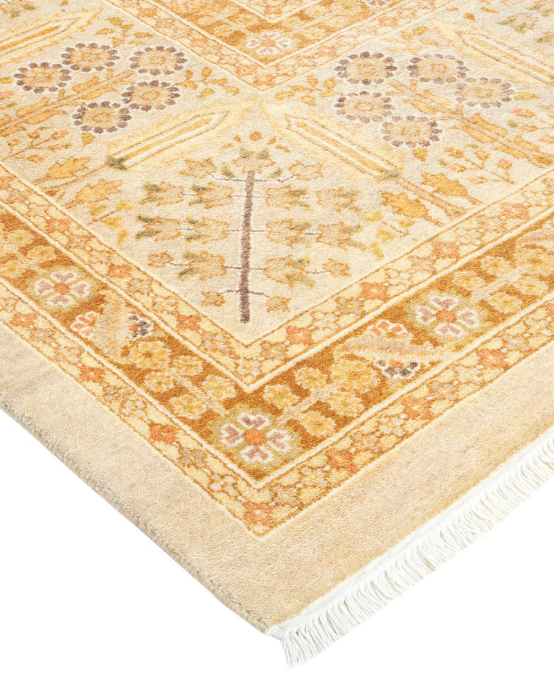 One-of-a-Kind Imported Hand-knotted Area Rug  - Ivory, 9' 4" x 12' 7" - Modern Rug Importers