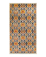One-of-a-Kind Imported Hand-knotted Area Rug  - Ivory, 9' 7" x 18' 10" - Modern Rug Importers