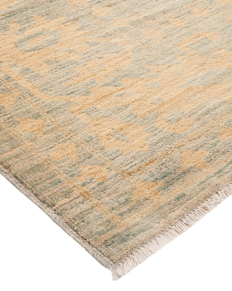 One-of-a-Kind Imported Hand-knotted Area Rug  - Light Blue, 10' 4" x 16' 3" - Modern Rug Importers