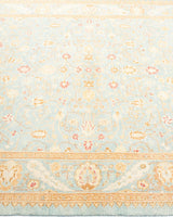 One-of-a-Kind Imported Hand-knotted Area Rug  - Light Blue, 4' 1" x 6' 4" - Modern Rug Importers