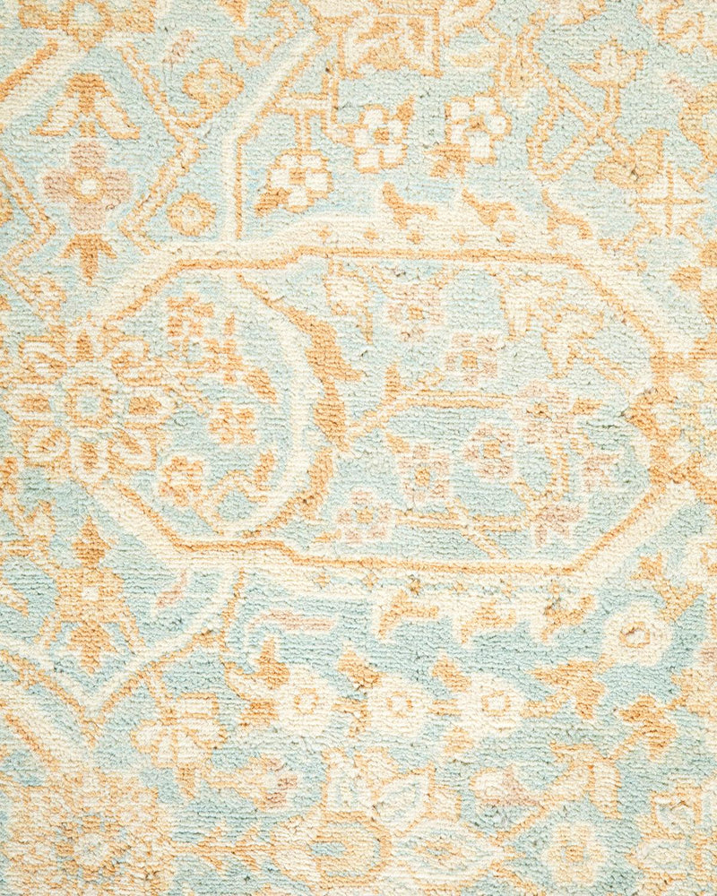 One-of-a-Kind Imported Hand-knotted Area Rug  - Light Blue, 6' 0" x 8' 10" - Modern Rug Importers