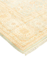 One-of-a-Kind Imported Hand-knotted Area Rug  - Light Blue, 6' 1" x 9' 3" - Modern Rug Importers