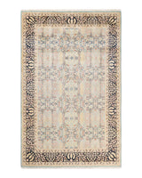 One-of-a-Kind Imported Hand-knotted Area Rug  - Light Blue, 6' 1" x 9' 5" - Modern Rug Importers