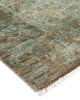 One-of-a-Kind Imported Hand-knotted Area Rug  - Light Blue, 7' 10" x 10' 10" - Modern Rug Importers