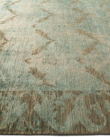 One-of-a-Kind Imported Hand-knotted Area Rug  - Light Blue, 7' 10" x 10' 10" - Modern Rug Importers