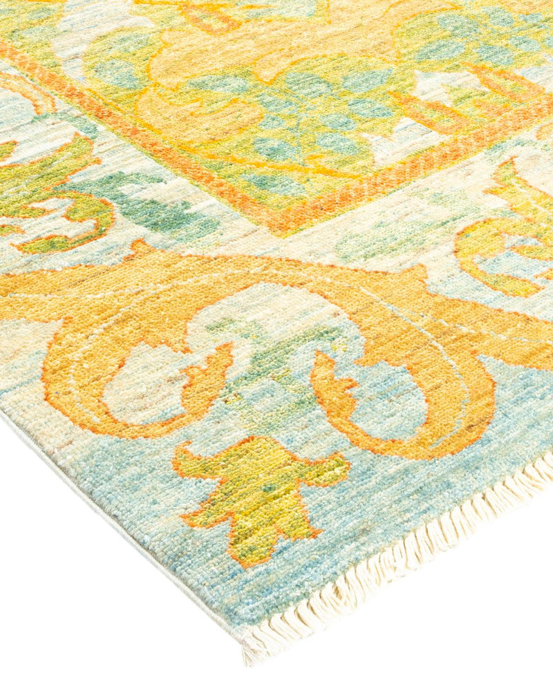 One-of-a-Kind Imported Hand-knotted Area Rug  - Light Blue, 8' 1" x 10' 1" - Modern Rug Importers