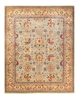 One-of-a-Kind Imported Hand-Knotted Area Rug  - Light Blue, 8' 1" x 10' 2" - Modern Rug Importers