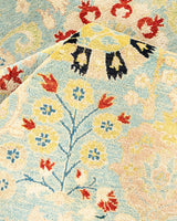 One-of-a-Kind Imported Hand-knotted Area Rug  - Light Blue, 8' 1" x 10' 3" - Modern Rug Importers