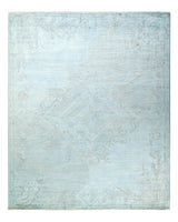 One-of-a-Kind Imported Hand-Knotted Area Rug  - Light Blue, 8' 2" x 9' 10" - Modern Rug Importers