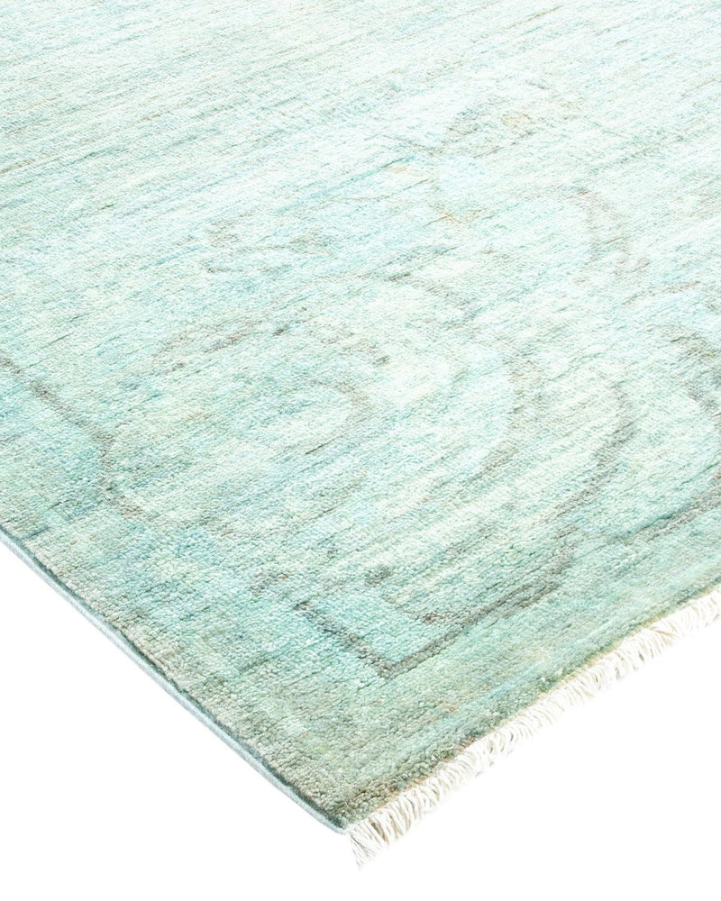 One-of-a-Kind Imported Hand-Knotted Area Rug  - Light Blue, 8' 2" x 9' 10" - Modern Rug Importers