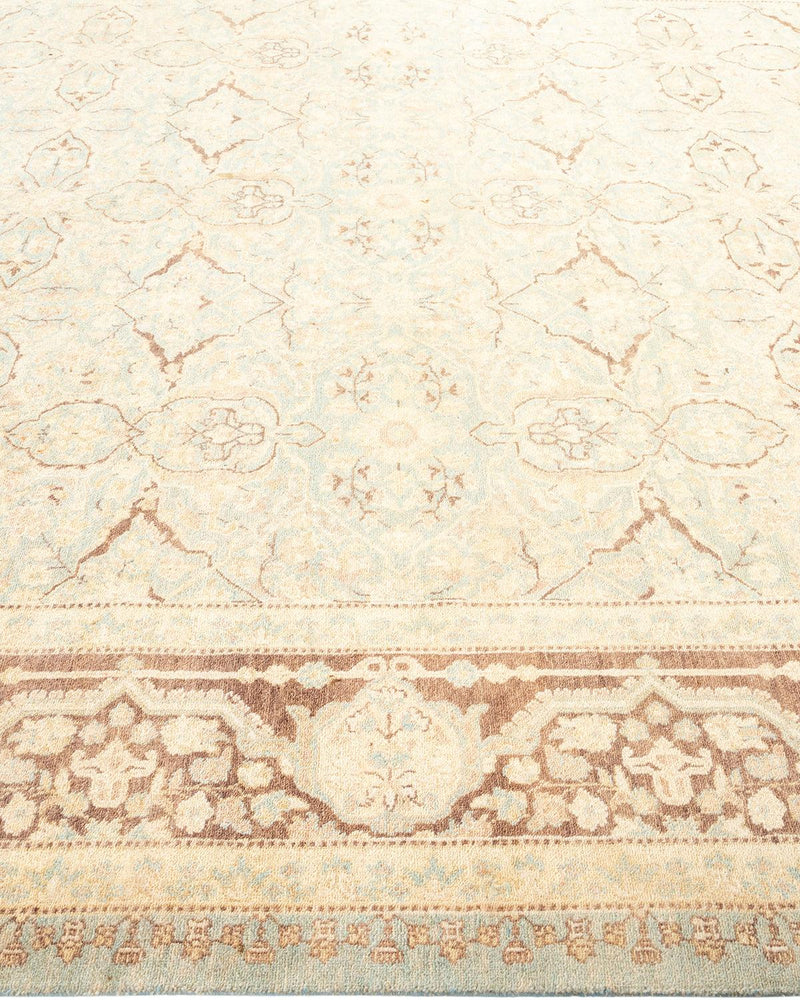 One-of-a-Kind Imported Hand-knotted Area Rug  - Light Blue,  8' 3" x 10' 4" - Modern Rug Importers