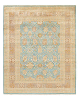 One-of-a-Kind Imported Hand-knotted Area Rug  - Light Blue, 8' 4" x 10' 0" - Modern Rug Importers