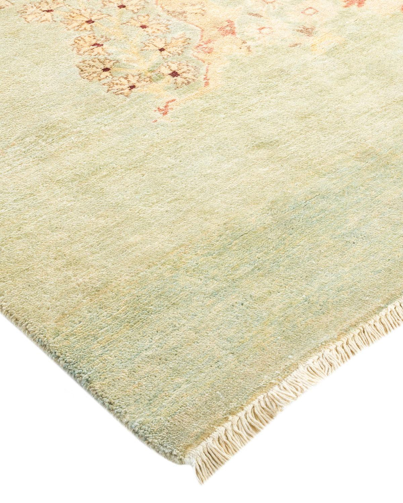 One-of-a-Kind Imported Hand-knotted Area Rug  - Light Blue, 8' 9" x 12' 0" - Modern Rug Importers