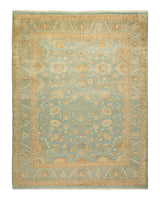 One-of-a-Kind Imported Hand-knotted Area Rug  - Light Blue, 9' 2" x 11' 9" - Modern Rug Importers