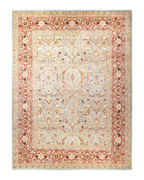 One-of-a-Kind Imported Hand-Knotted Area Rug  - Light Blue, 9' 2" x 12' 3" - Modern Rug Importers