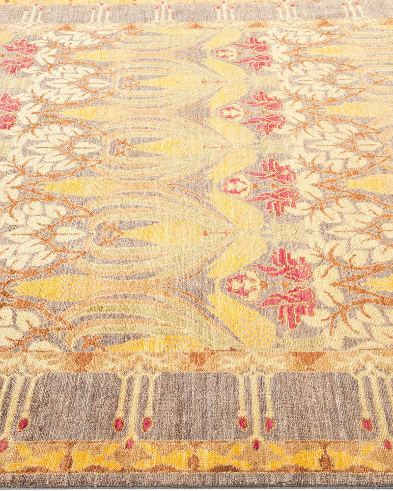 One-of-a-Kind Imported Hand-knotted Area Rug  - Light Gray, 6' 0" x 8' 10" - Modern Rug Importers