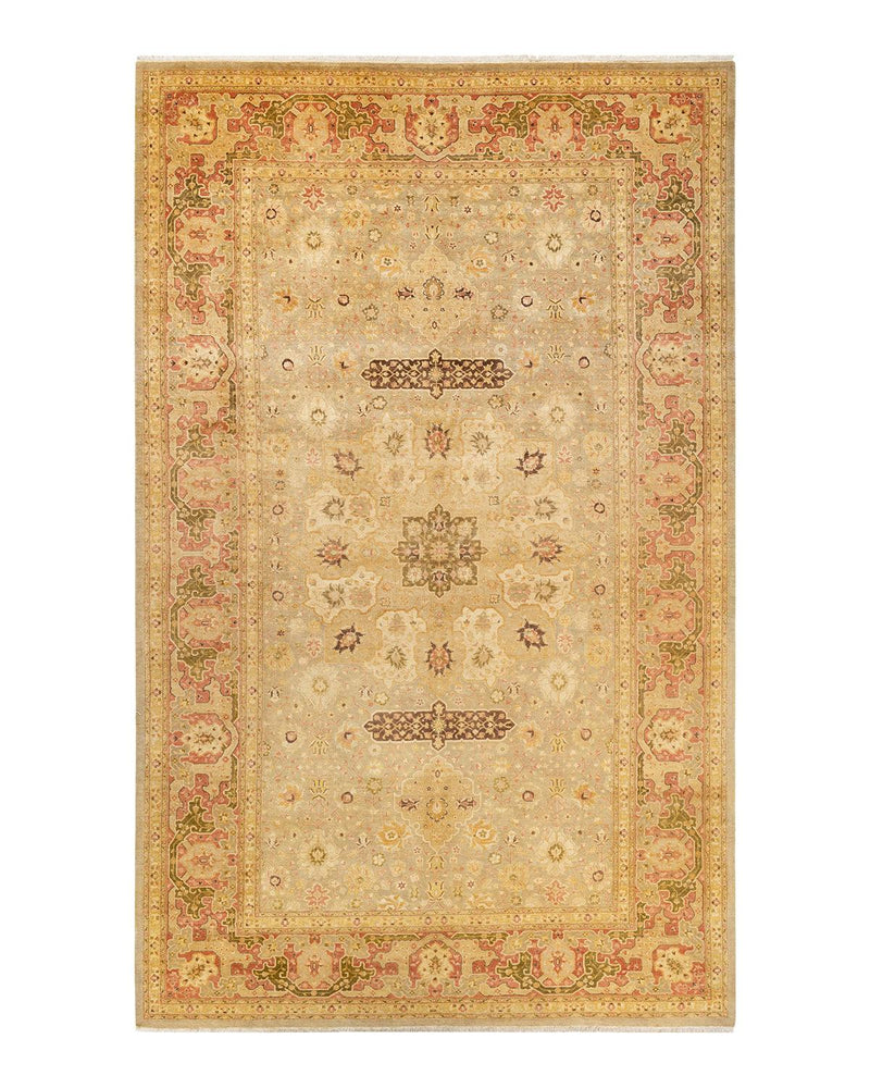 One-of-a-Kind Imported Hand-knotted Area Rug  - Light Gray,  8' 4" x 13' 7" - Modern Rug Importers