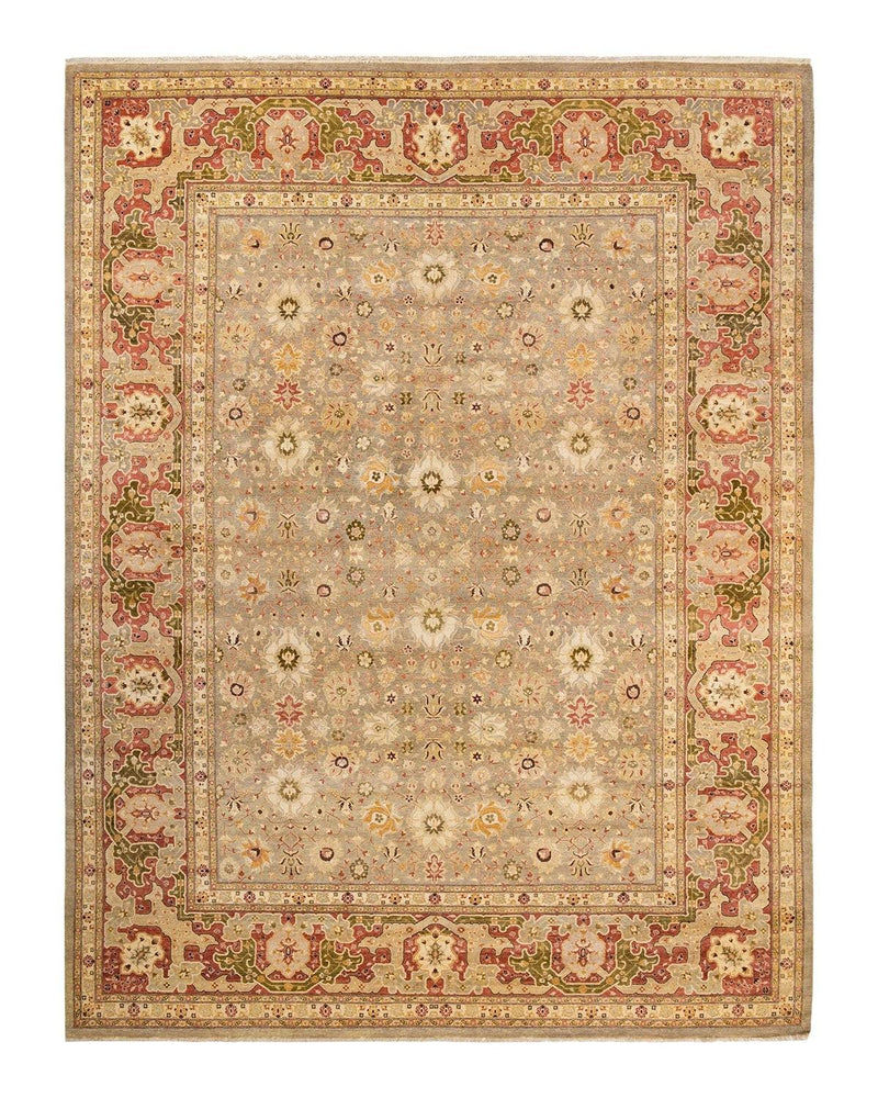 One-of-a-Kind Imported Hand-knotted Area Rug  - Light Gray, 9' 2" x 12' 2" - Modern Rug Importers