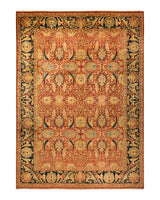 One-of-a-Kind Imported Hand-knotted Area Rug  - Orange, 10' 1" x 13' 10" - Modern Rug Importers