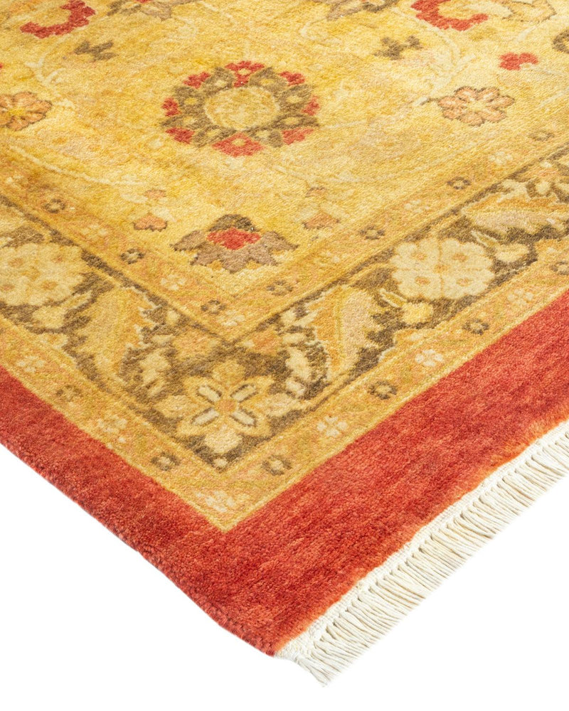 One-of-a-Kind Imported Hand-knotted Area Rug  - Orange, 11' 3" x 15' 6" - Modern Rug Importers