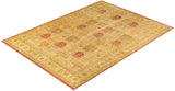 One-of-a-Kind Imported Hand-knotted Area Rug  - Orange, 11' 3" x 15' 6" - Modern Rug Importers