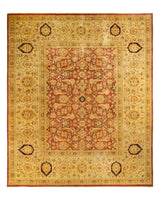 One-of-a-Kind Imported Hand-knotted Area Rug  - Orange, 12' 3" x 15' 5" - Modern Rug Importers