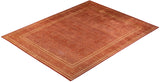One-of-a-Kind Imported Hand-knotted Area Rug  - Orange, 12' 4" x 15' 4" - Modern Rug Importers