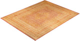 One-of-a-Kind Imported Hand-knotted Area Rug  - Orange, 12' 6" x 15' 10" - Modern Rug Importers
