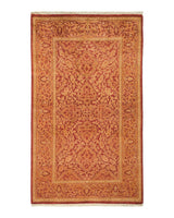 One-of-a-Kind Imported Hand-knotted Area Rug  - Orange, 2' 7" x 4' 3" - Modern Rug Importers