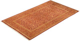 One-of-a-Kind Imported Hand-knotted Area Rug  - Orange, 2' 7" x 4' 3" - Modern Rug Importers