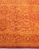 One-of-a-Kind Imported Hand-knotted Area Rug  - Orange, 2' 7" x 4' 6" - Modern Rug Importers