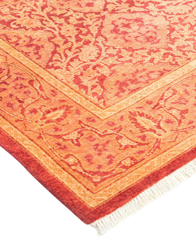 One-of-a-Kind Imported Hand-knotted Area Rug  - Orange, 2' 8" x 4' 1" - Modern Rug Importers