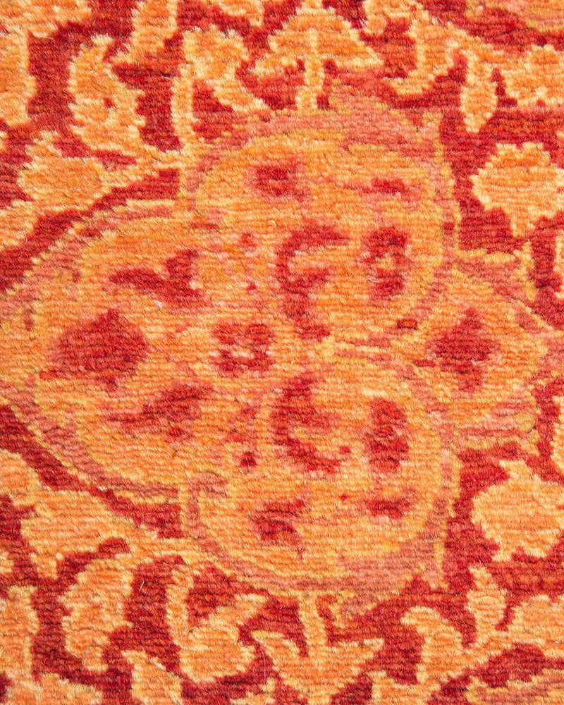 One-of-a-Kind Imported Hand-knotted Area Rug  - Orange, 2' 8" x 4' 1" - Modern Rug Importers