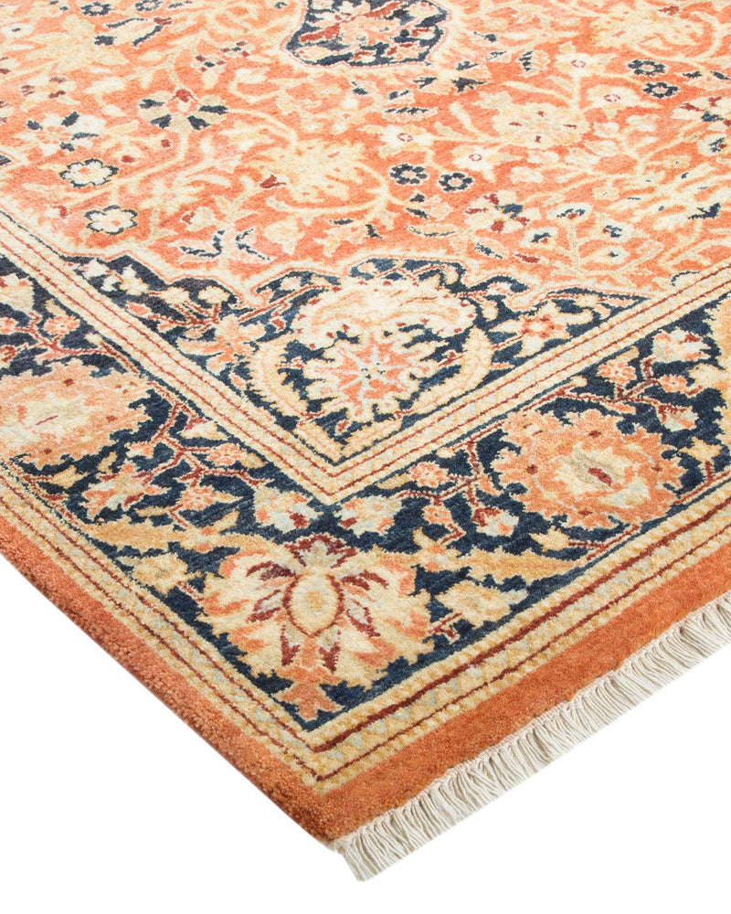 One-of-a-Kind Imported Hand-knotted Area Rug  - Orange, 3' 1" x 5' 2" - Modern Rug Importers