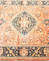 One-of-a-Kind Imported Hand-knotted Area Rug  - Orange, 3' 1" x 5' 2" - Modern Rug Importers