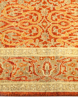 One-of-a-Kind Imported Hand-knotted Area Rug  - Orange, 3' 2" x 5' 5" - Modern Rug Importers