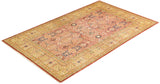One-of-a-Kind Imported Hand-knotted Area Rug  - Orange, 4' 9" x 7' 5" - Modern Rug Importers