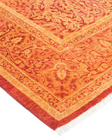 One-of-a-Kind Imported Hand-knotted Area Rug  - Orange, 5' 2" x 7' 8" - Modern Rug Importers