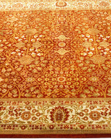 One-of-a-Kind Imported Hand-knotted Area Rug  - Orange, 5' 2" x 8' 3" - Modern Rug Importers