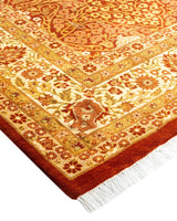 One-of-a-Kind Imported Hand-knotted Area Rug  - Orange,  6' 1" x 8' 10" - Modern Rug Importers