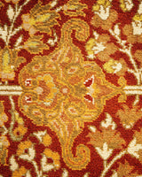 One-of-a-Kind Imported Hand-knotted Area Rug  - Orange,  6' 2" x 9' 3" - Modern Rug Importers