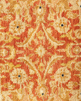 One-of-a-Kind Imported Hand-knotted Area Rug  - Orange, 6' 2" x 9' 7" - Modern Rug Importers
