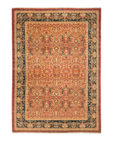 One-of-a-Kind Imported Hand-knotted Area Rug  - Orange, 6' 3" x 8' 9" - Modern Rug Importers
