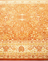 One-of-a-Kind Imported Hand-knotted Area Rug  - Orange,  6' 3" x 9' 4" - Modern Rug Importers